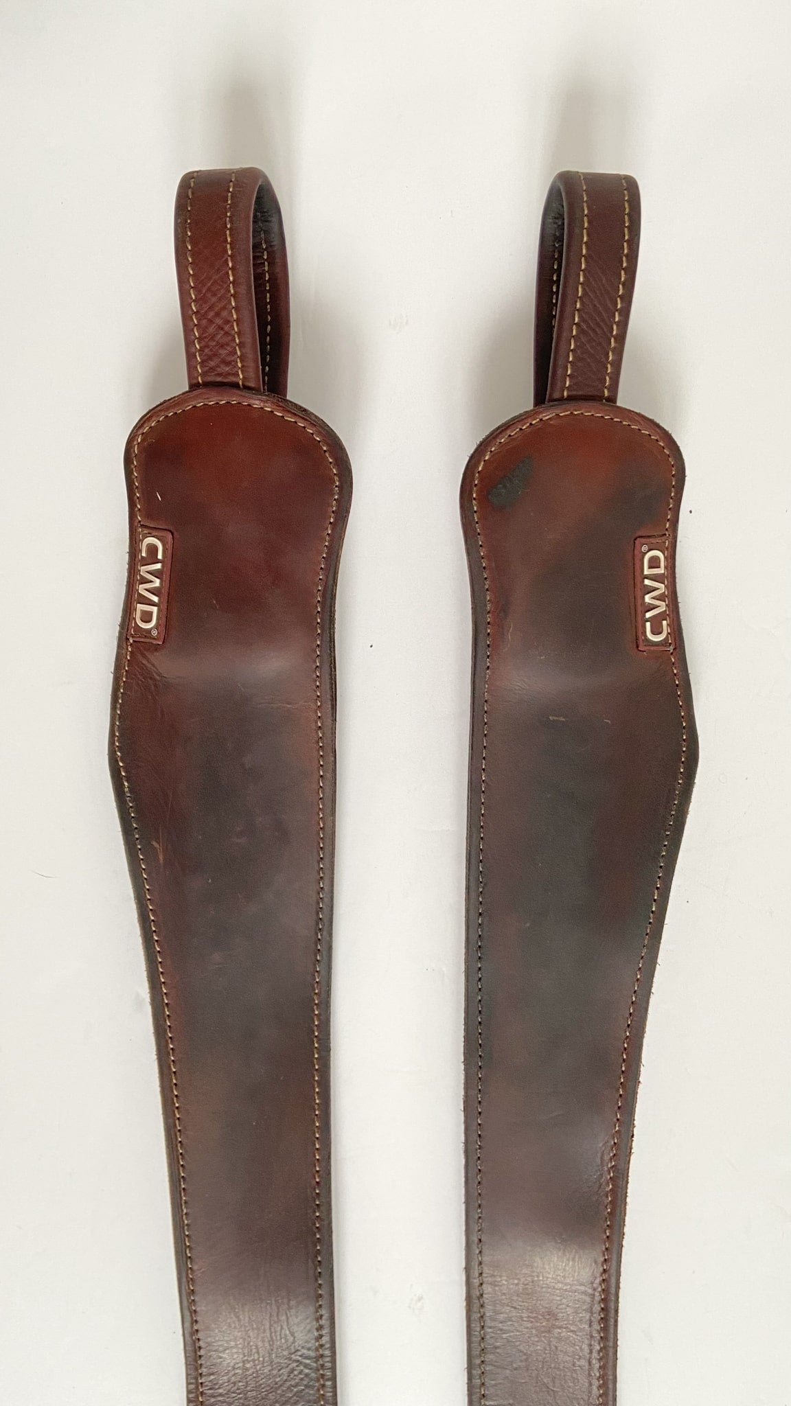 CWD So Jump Stirrup Leathers - Dark Brown - Large