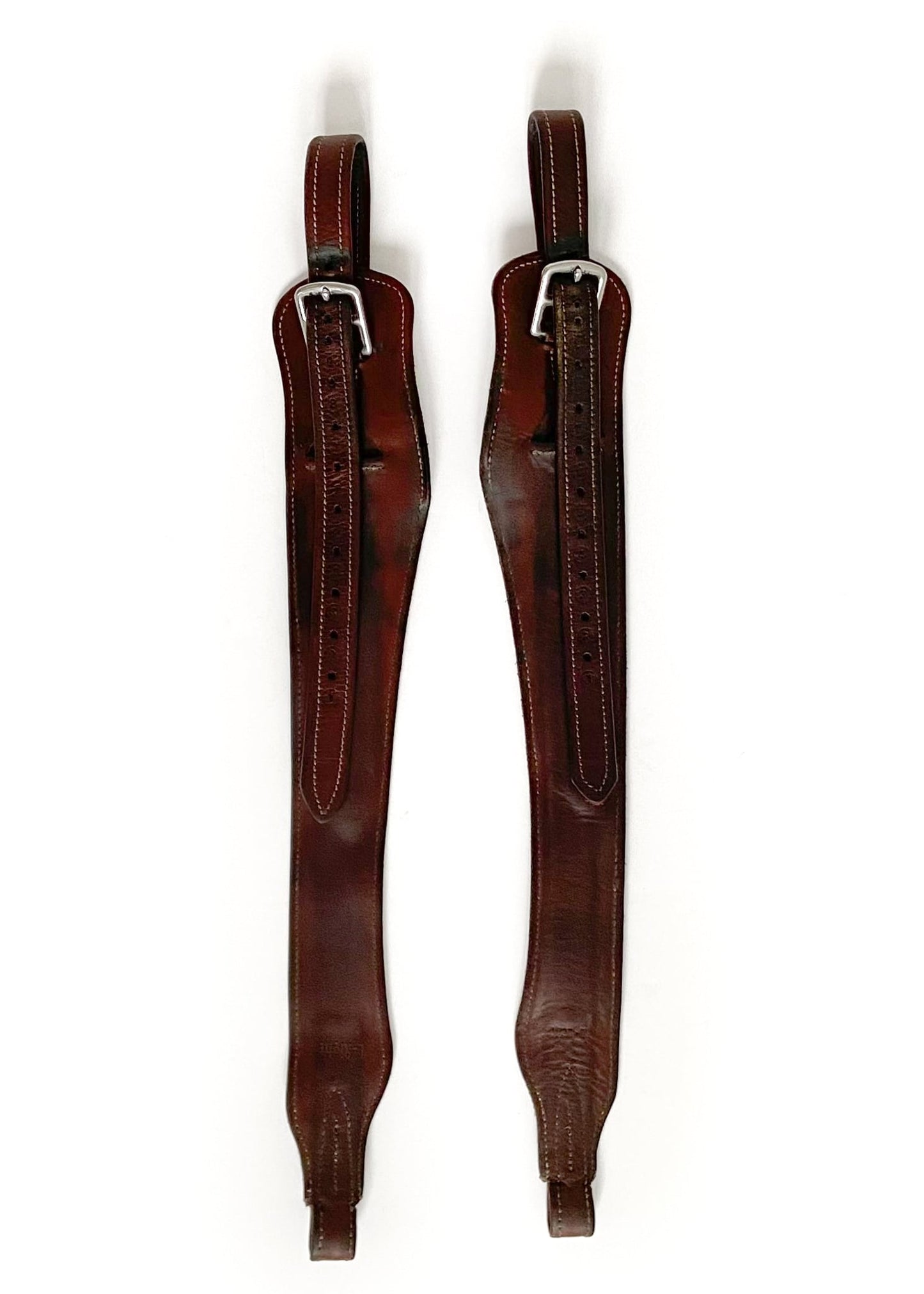 CWD So Jump Stirrup Leathers - Dark Brown - Large