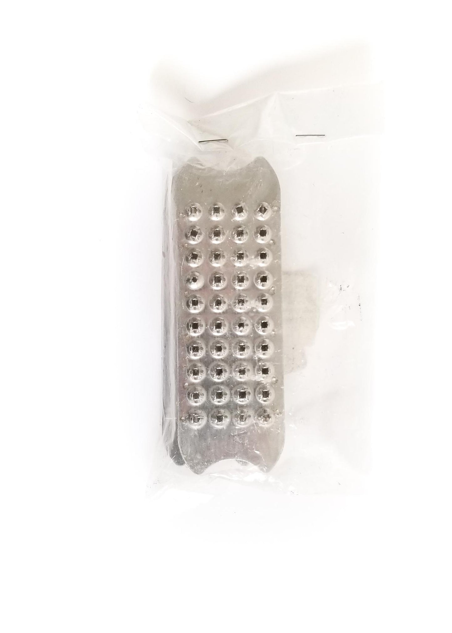 Metal Cheese Grater Stirrup Pad - Silver - 4.5"