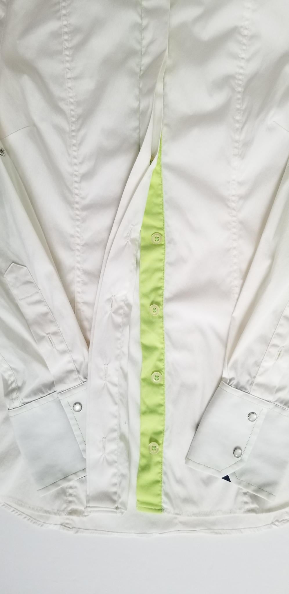 Cheval Fashions Competition Shirt - White (Blue Collar) - Women's 4