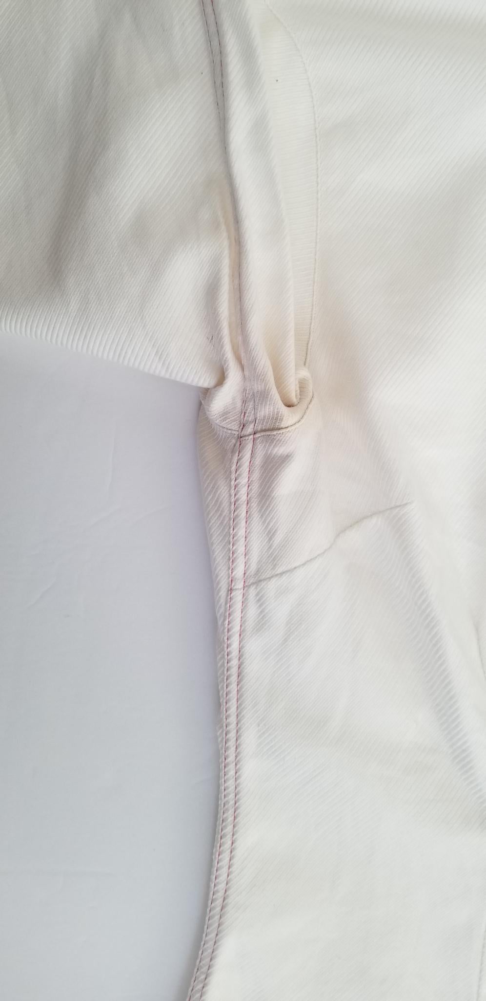 Cheval Fashions Competition Shirt - White (Pink/Blue Collar) - Women's 4