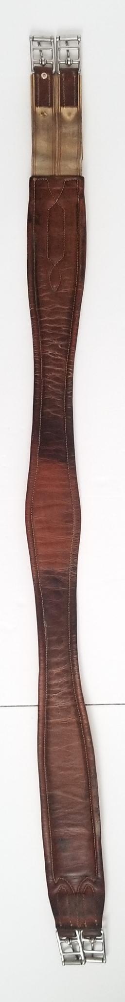 Childeric Leather Hunter Girth - Light Brown - 54"/137cm