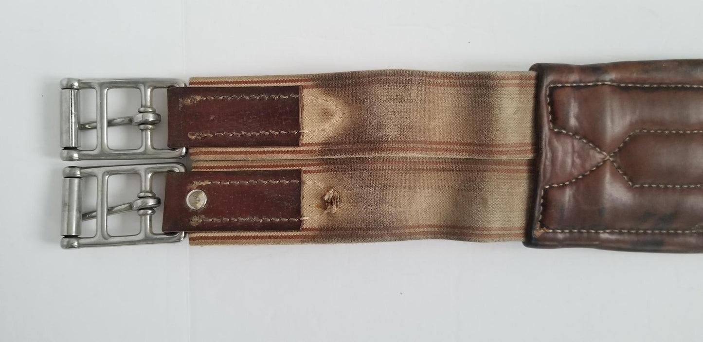 Childeric Leather Hunter Girth - Light Brown - 54"/137cm
