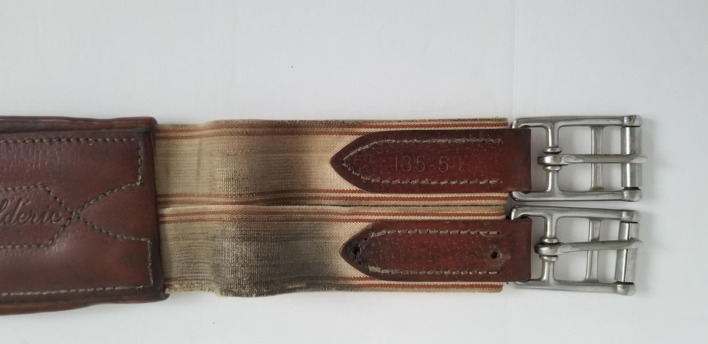 Childeric Leather Hunter Girth - Light Brown - 54"/137cm
