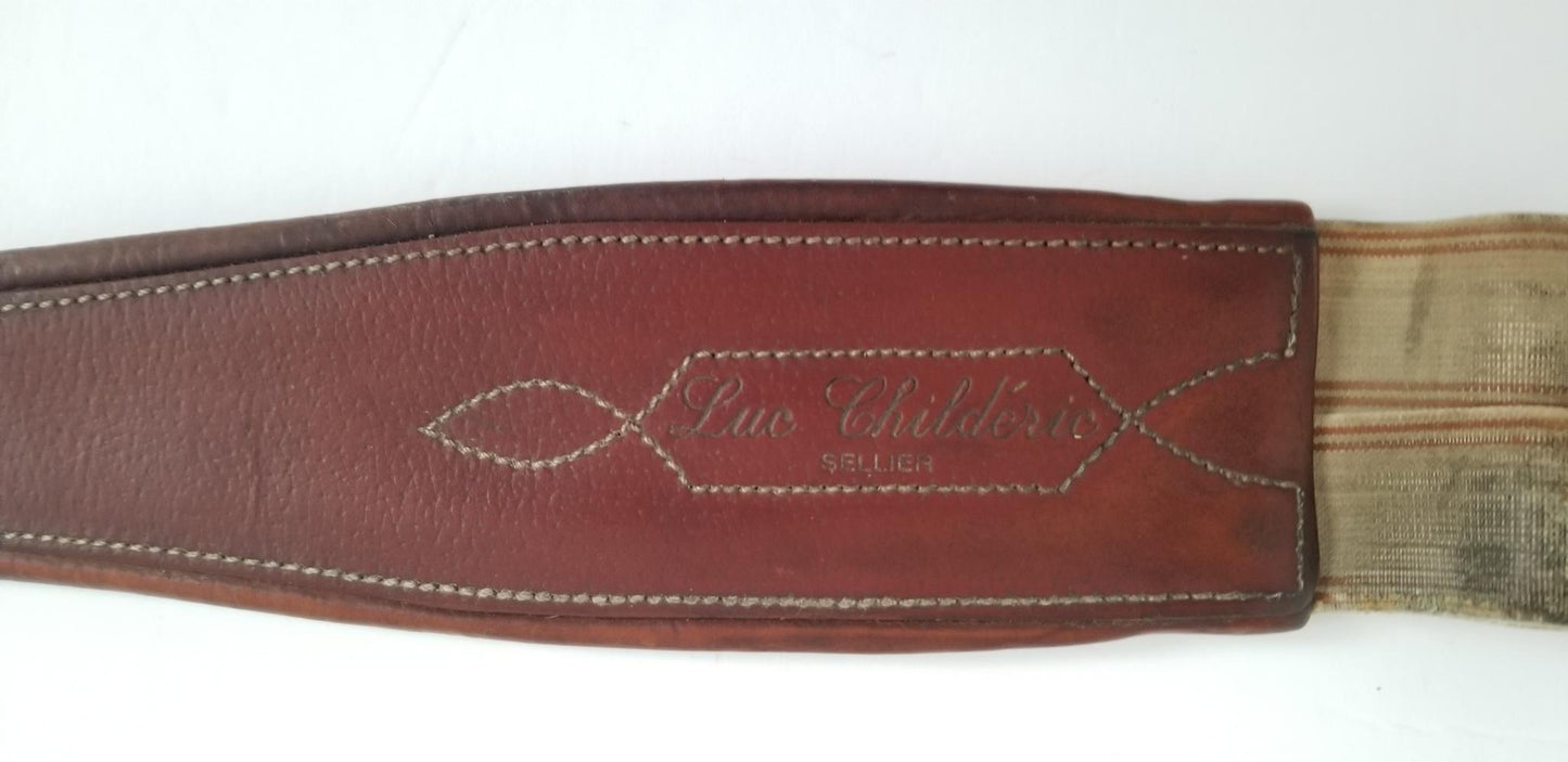 Childeric Leather Hunter Girth - Light Brown - 54"/137cm