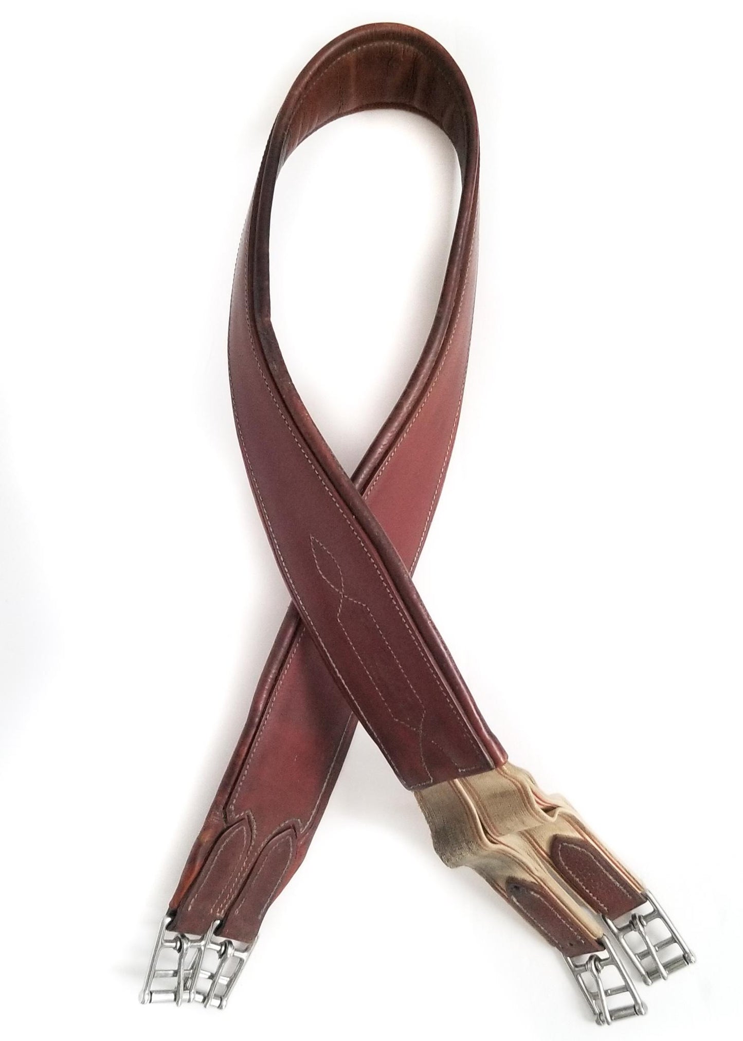 Childeric Leather Hunter Girth - Light Brown - 54"/137cm