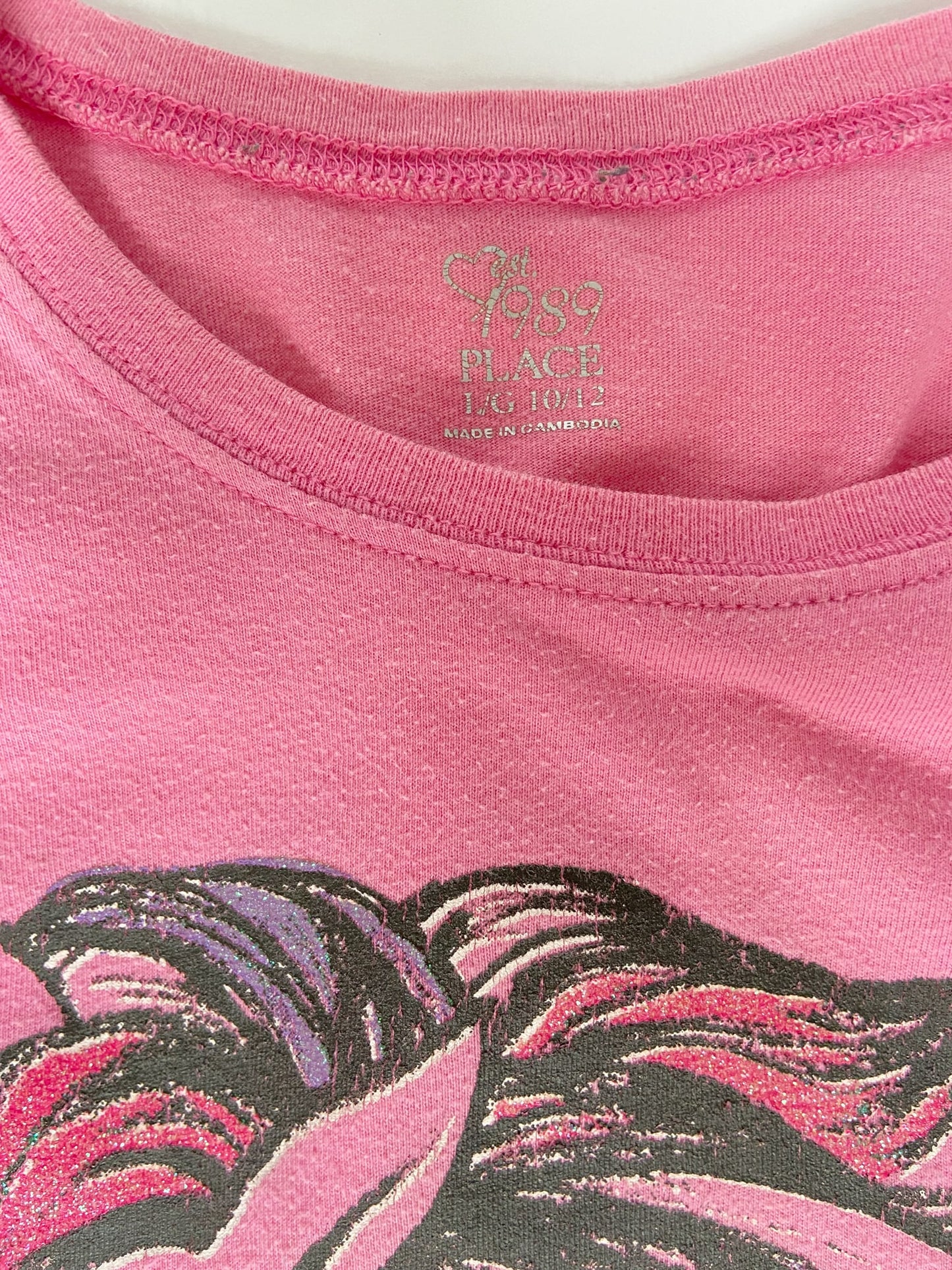 The Children's Place Long Sleeve Shirt - Pink - Youth Large