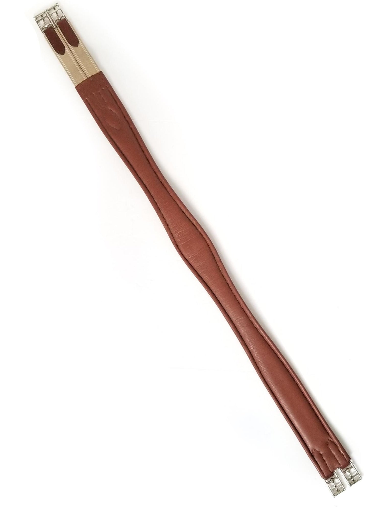 Classic Equine Leather Girth - Light Brown - 54"