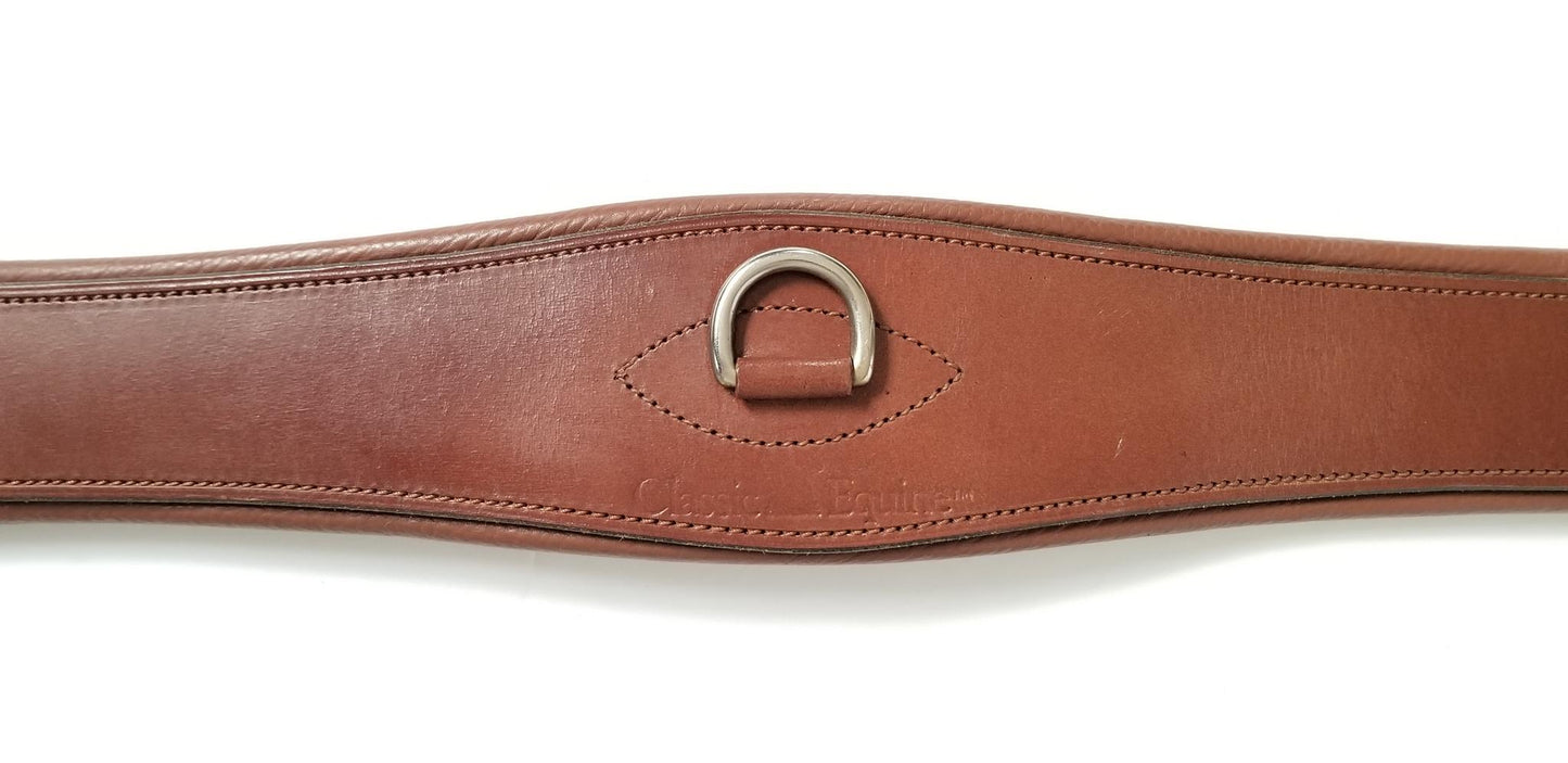 Classic Equine Leather Girth - Light Brown - 54"
