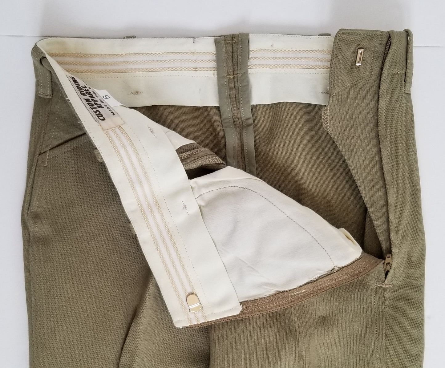Custom Riding Apparel Jodhpurs - Tan - Youth 6