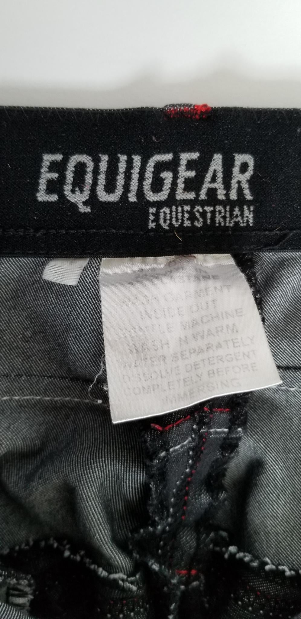 Equigear Equestrian Breeches - Black Denim - 30R