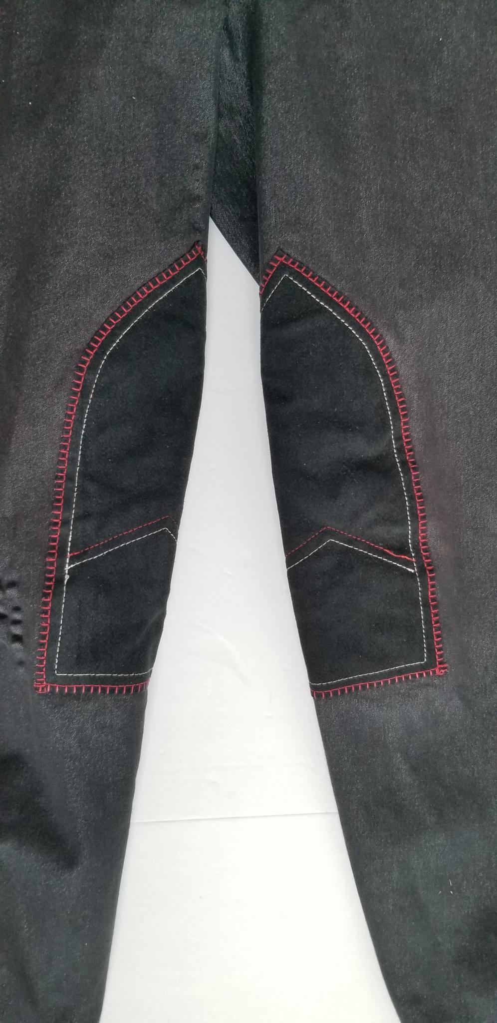 Equigear Equestrian Breeches - Black Denim - 30R