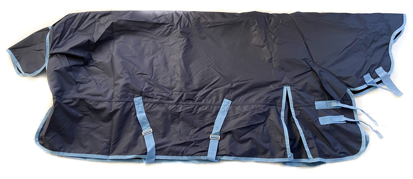 Derby House Classic Medium Combo Turnout Rug (200g) - Navy - 75"