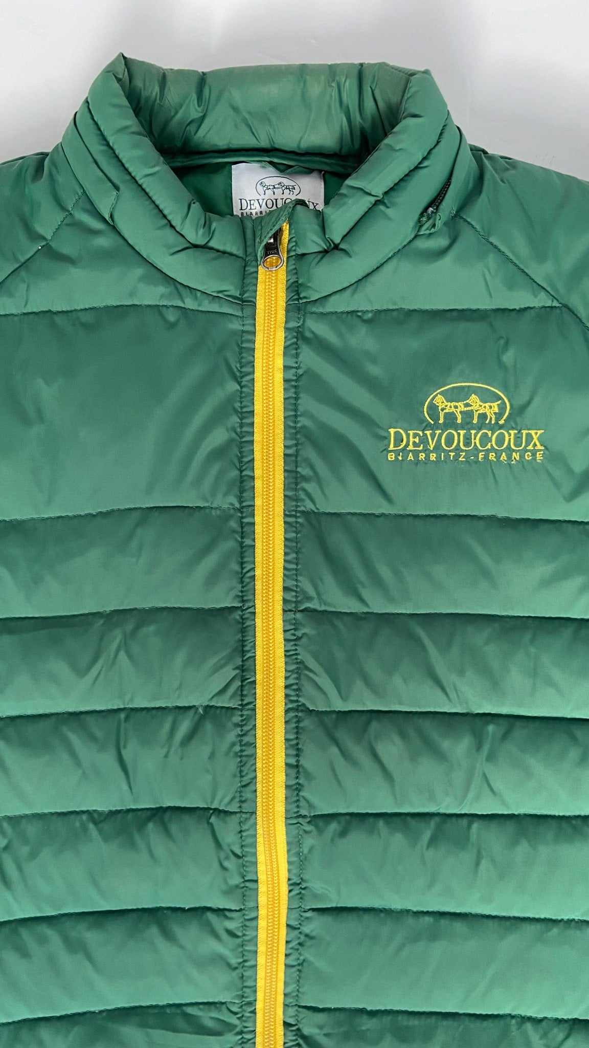 Devoucoux Puffer Vest - Green - Large