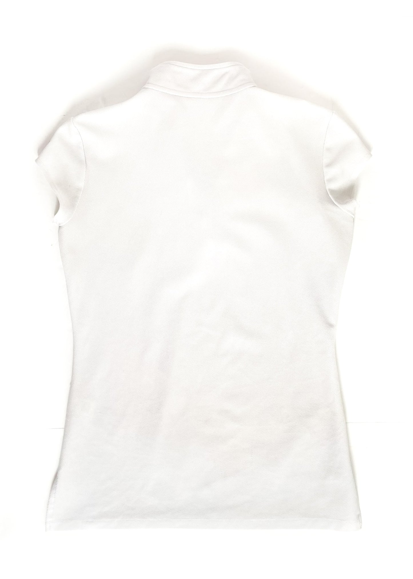 Ece Equestrian Co Sangria Cap Sleeve Competition Shirt - White - Women's Medium