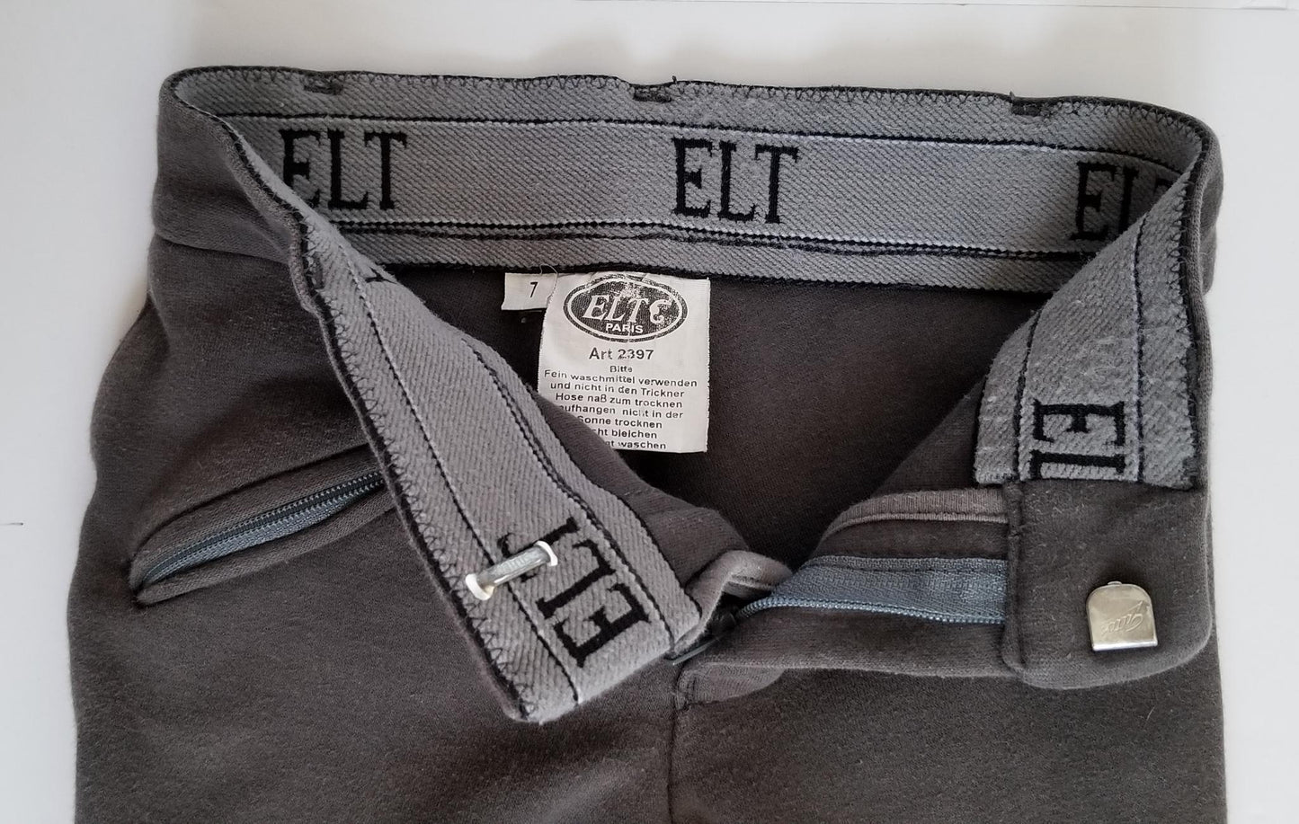 ELT Paris Kids Breeches - Blue - Youth 7