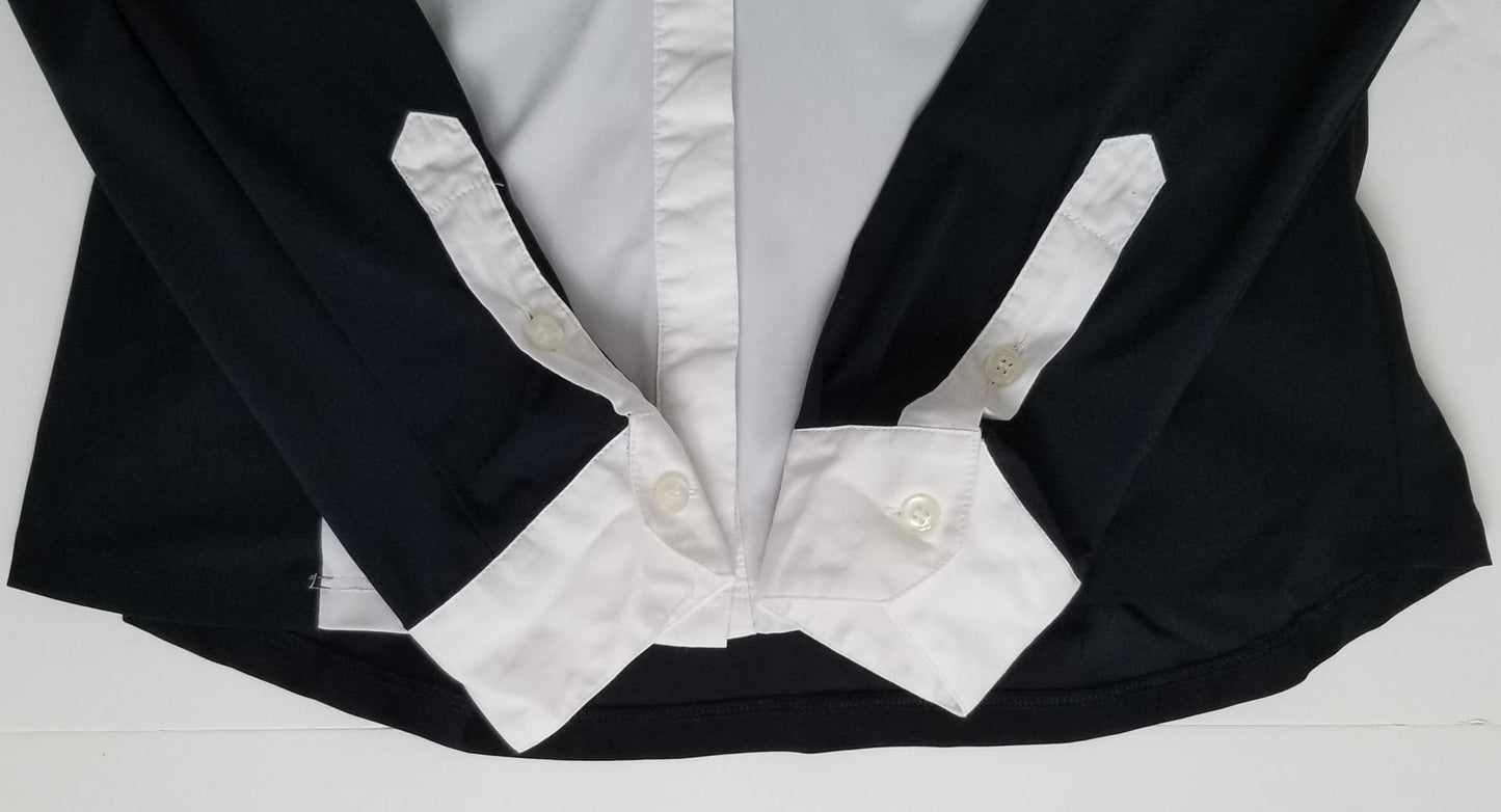 Ego7 Long Sleeve Show Shirt - Black - Women's Size 8 (Small)