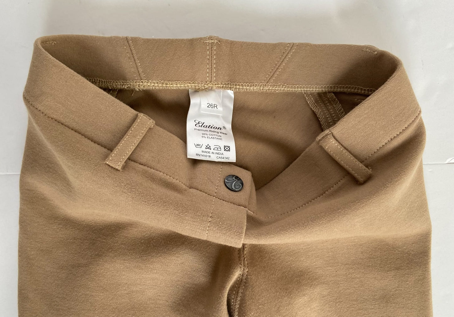 Elation Red Label Pull On Breeches - Tan - Women's 26