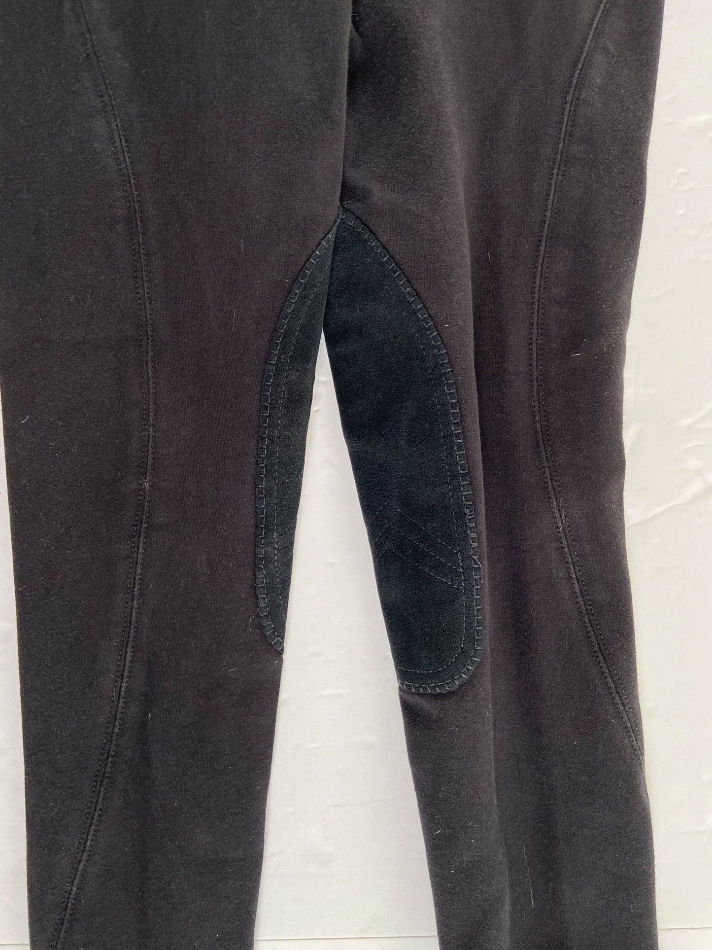 Elation Red Label Pull On Breeches - Black - Youth 12