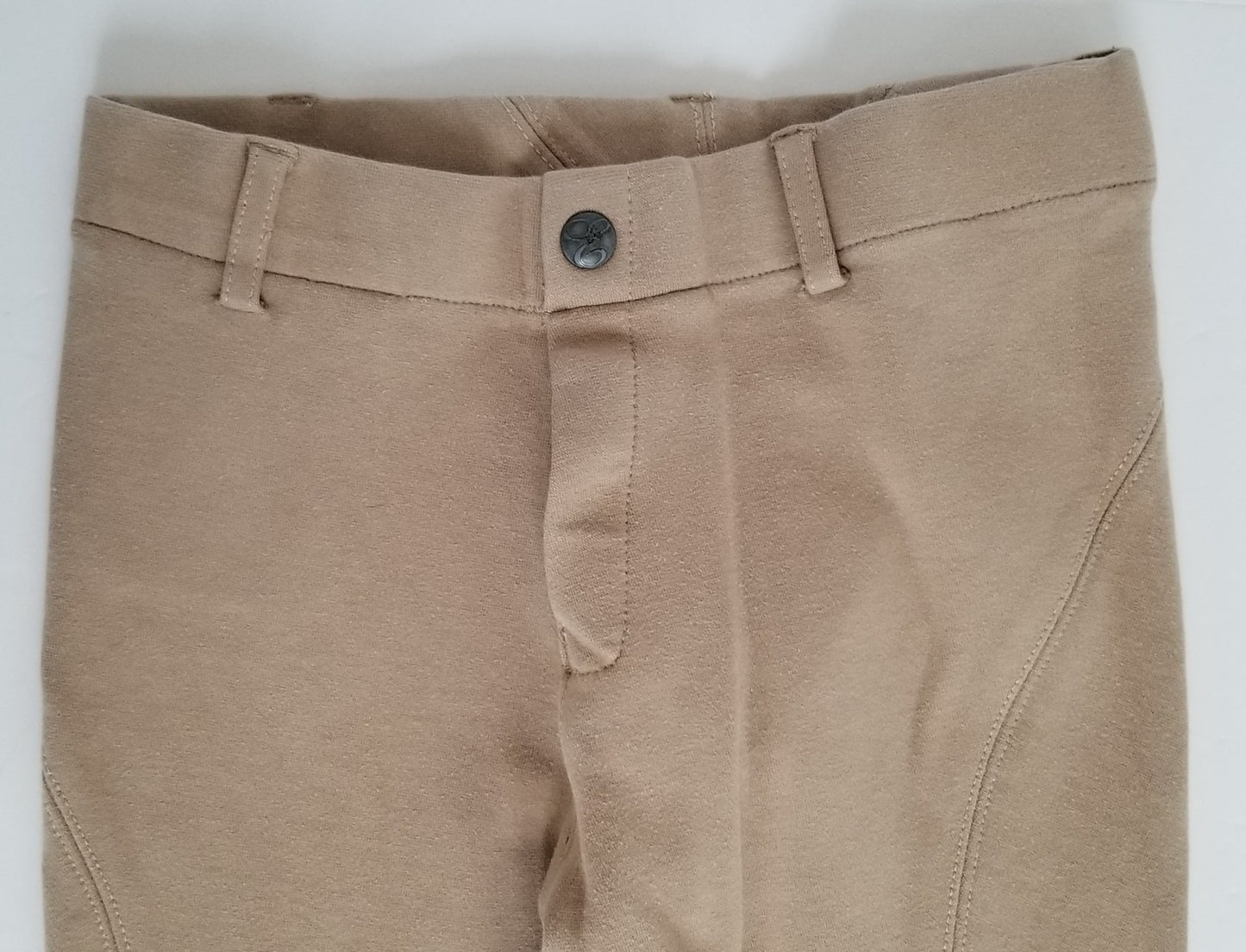 Elation Red Label Pull On Breeches - Tan - Youth 12