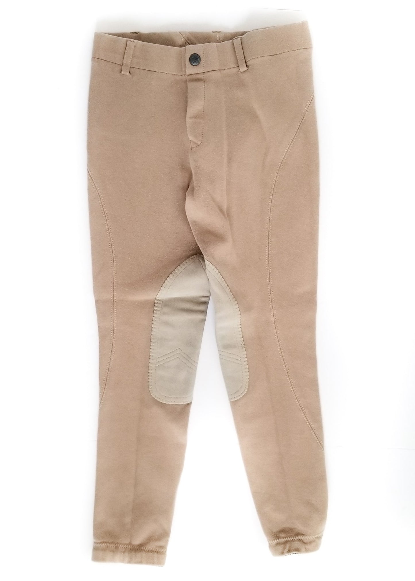 Elation Red Label Pull On Breeches - Tan - Youth 12