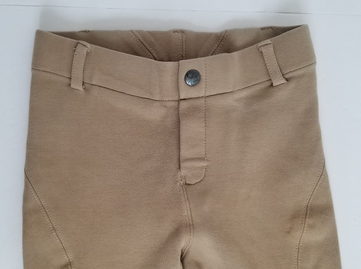 Elation Red Label Pull On Breeches - Tan - Youth 8