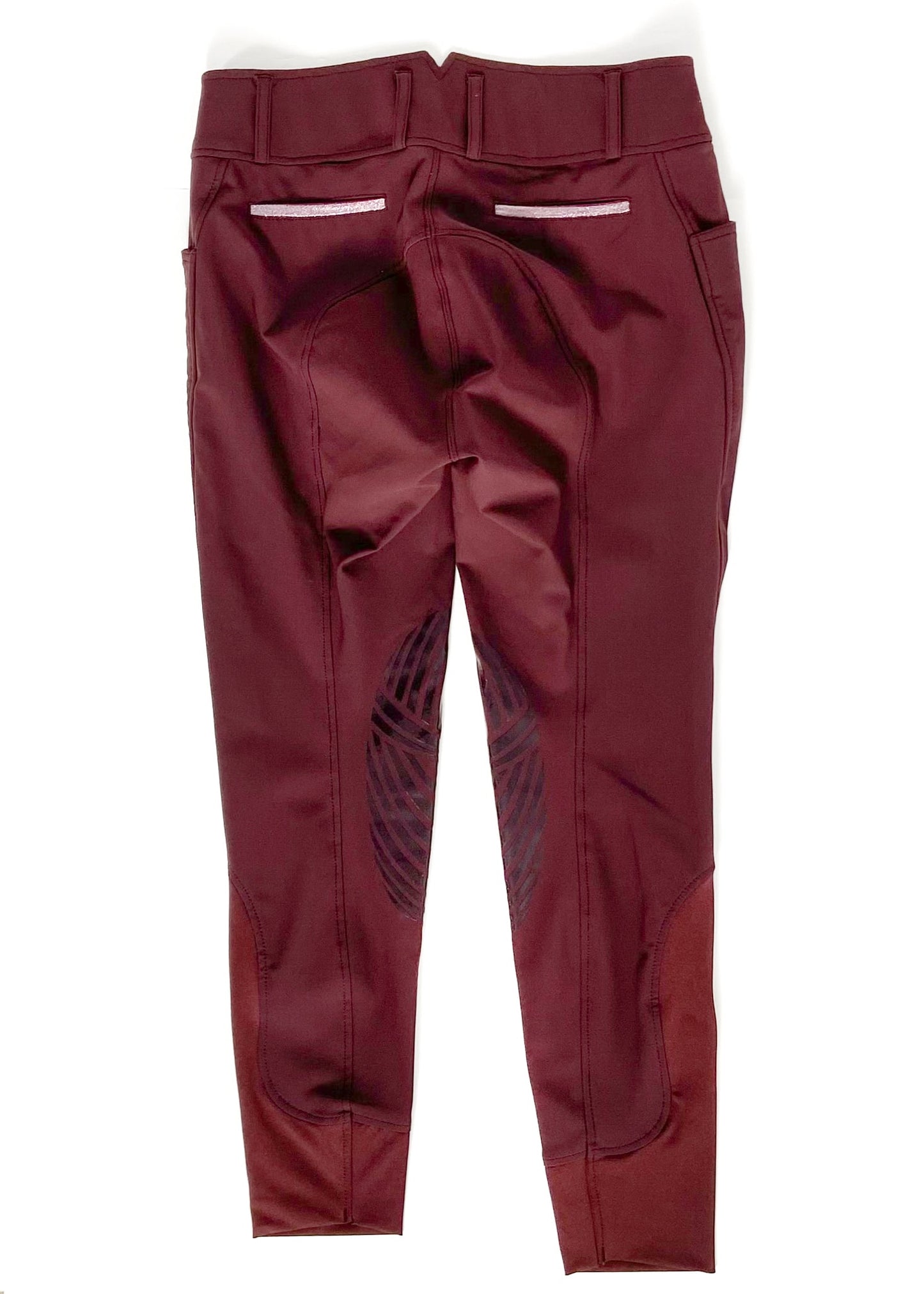 Elation Diamond Breeches - Burgundy - Women's 30R