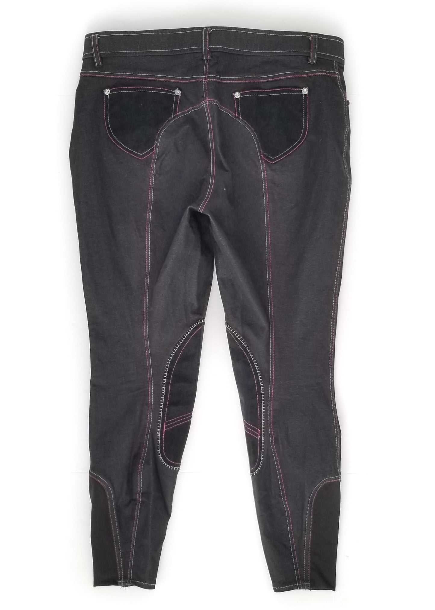 Elation Platinum Brooklyn Denim Breeches - Black - Women's 32R