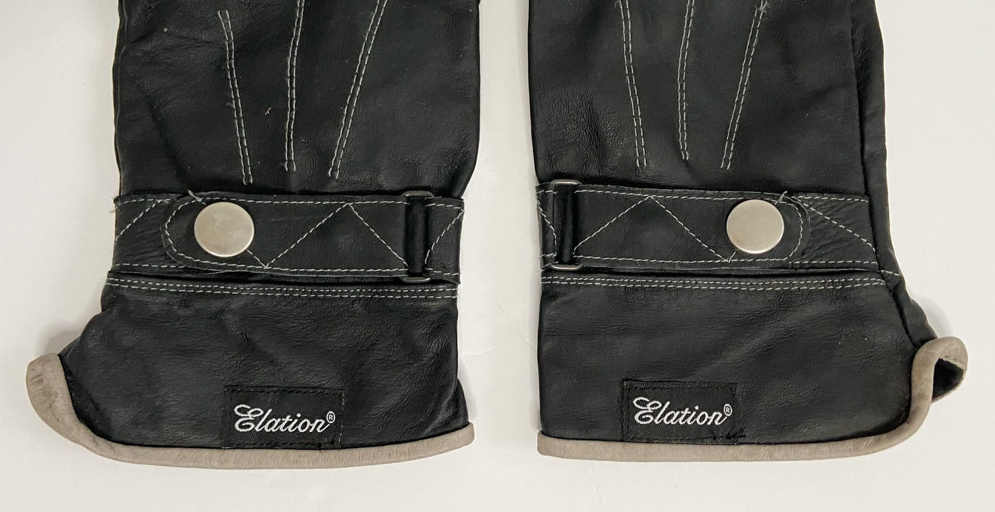 Elation Leather Gloves - Black - Large