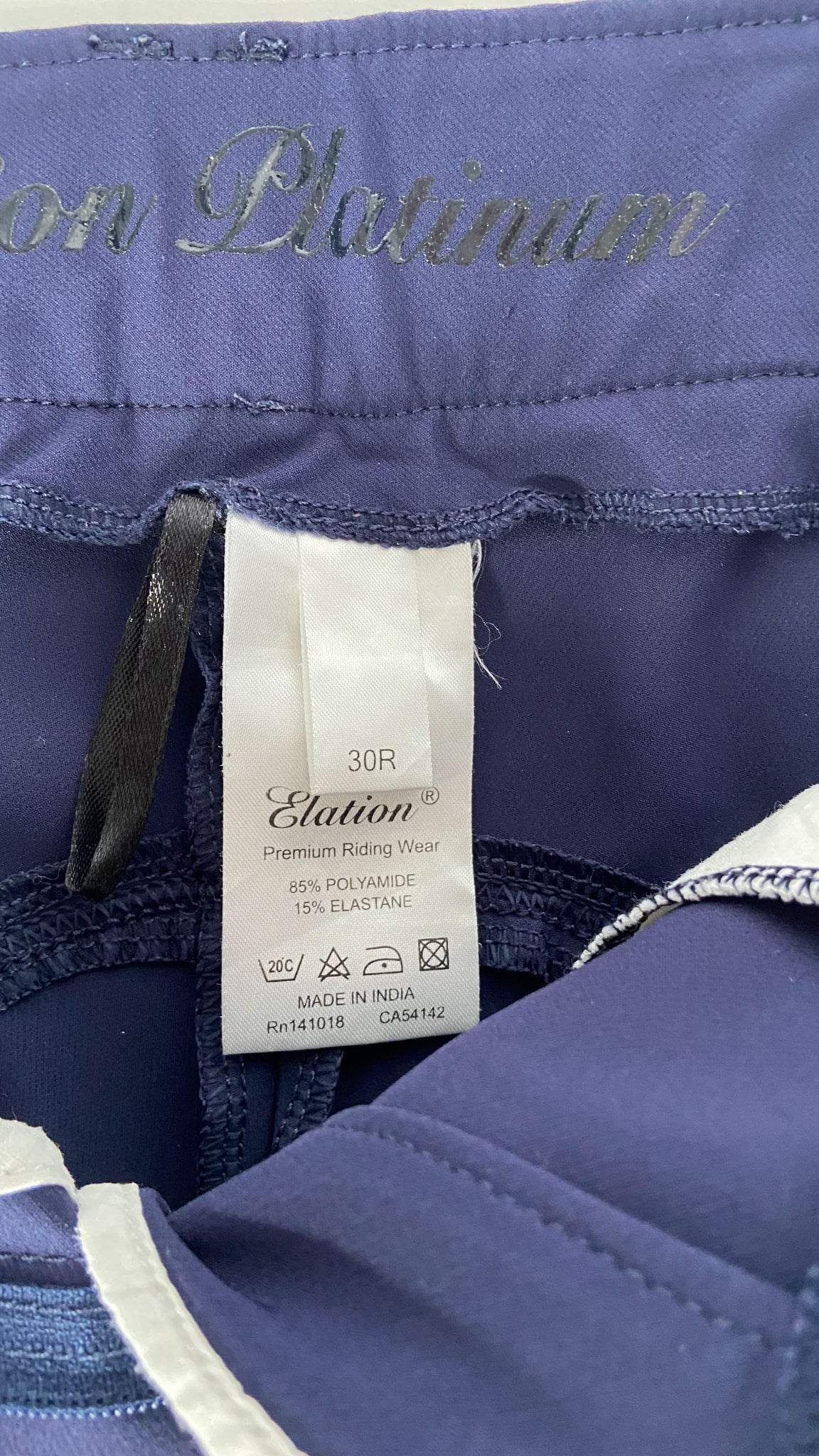 Elation Platinum Morgan Breeches -Navy - Women's 30R