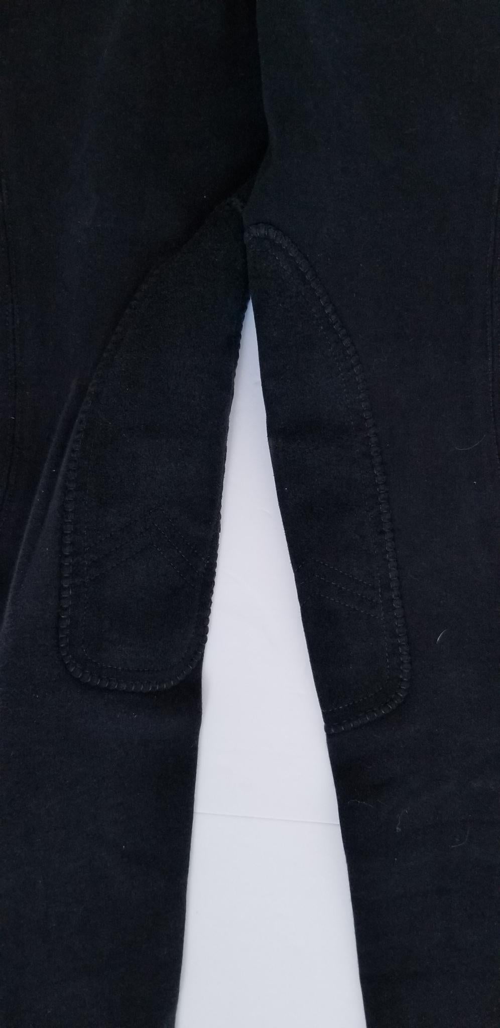 Elation Red Label Pull On Breeches - Black - Youth 14