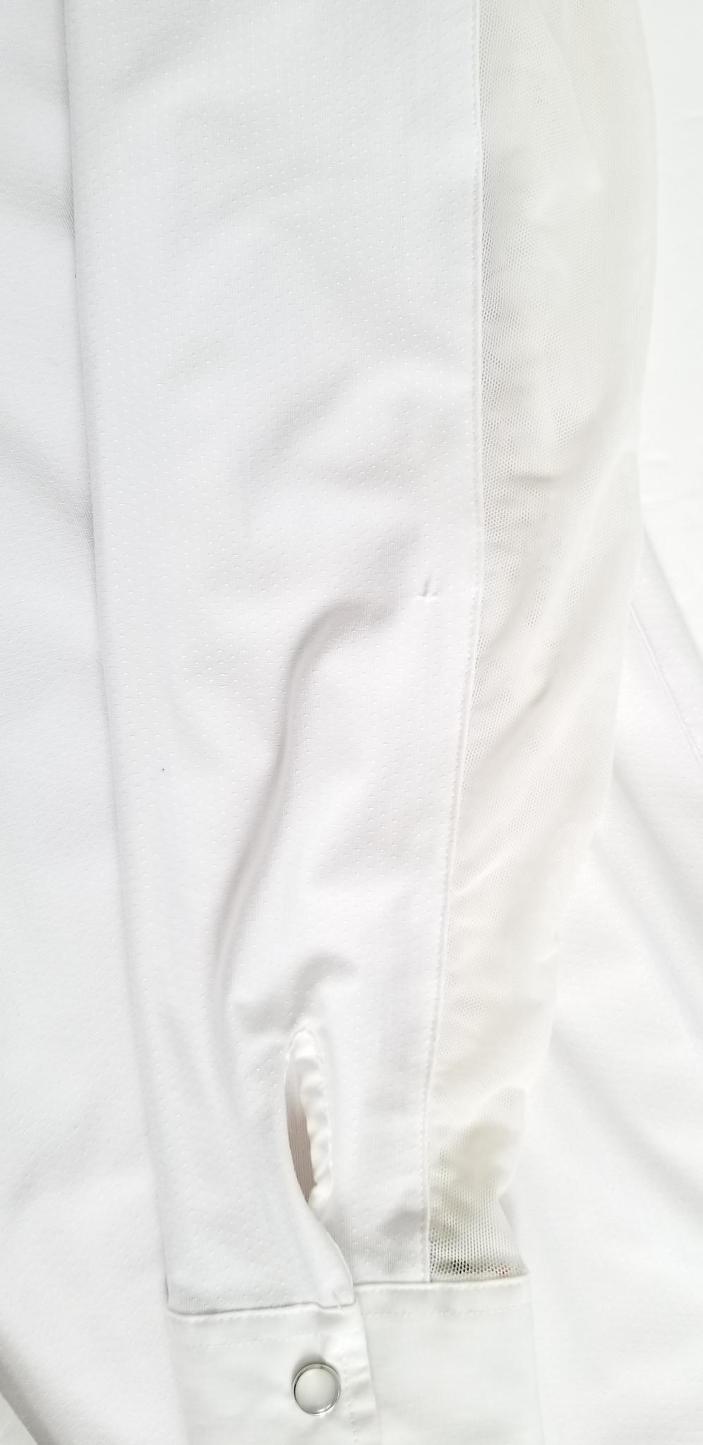 Elation Platinum Marilyn Wrap Collar Show Shirt - White - 34