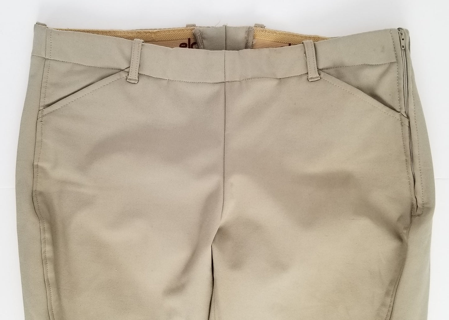 Elation Side Zip Breeches - Tan - 32R