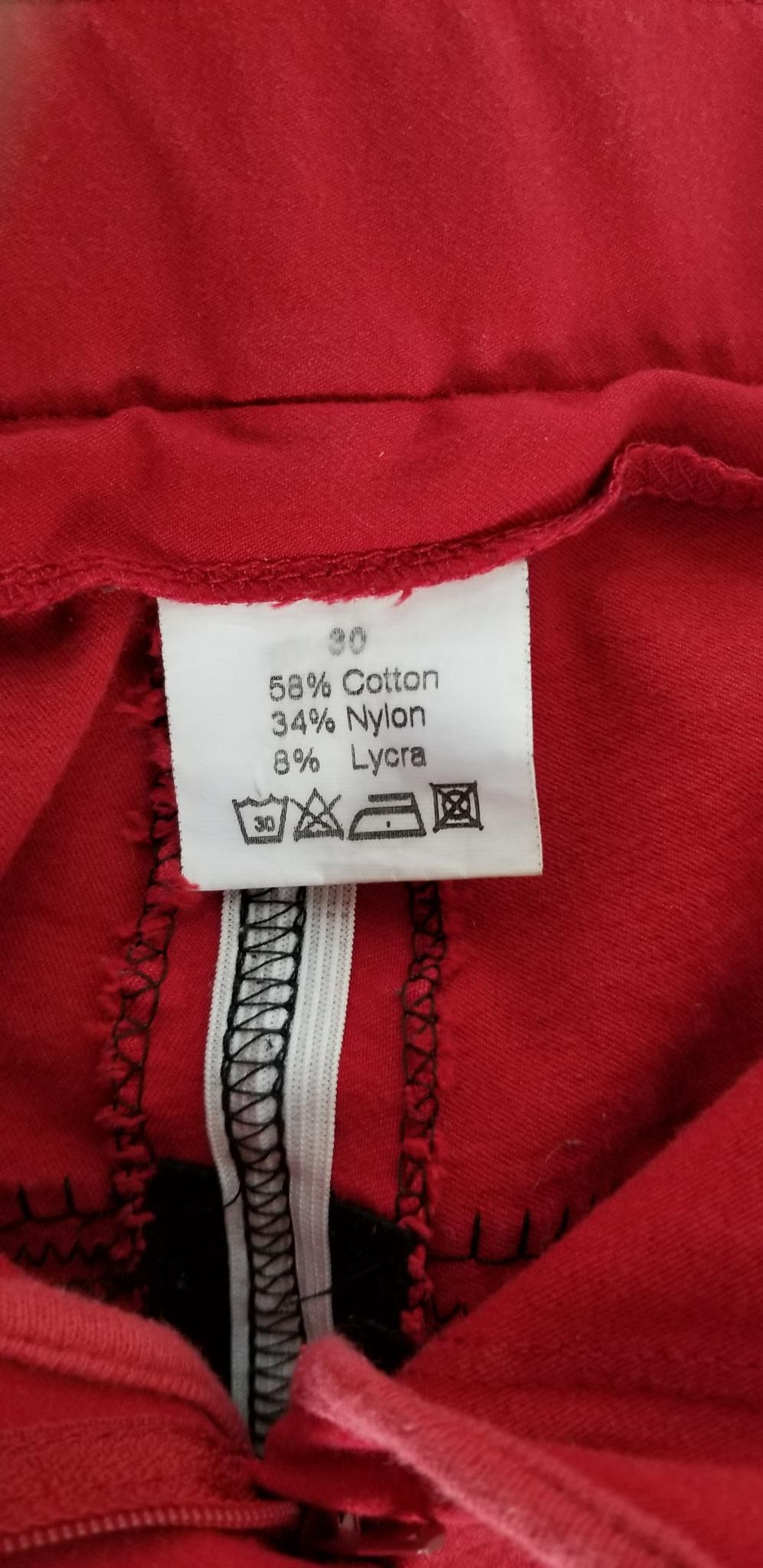 Tuscany Equestrian Full Seat Breeches - Red - 30R