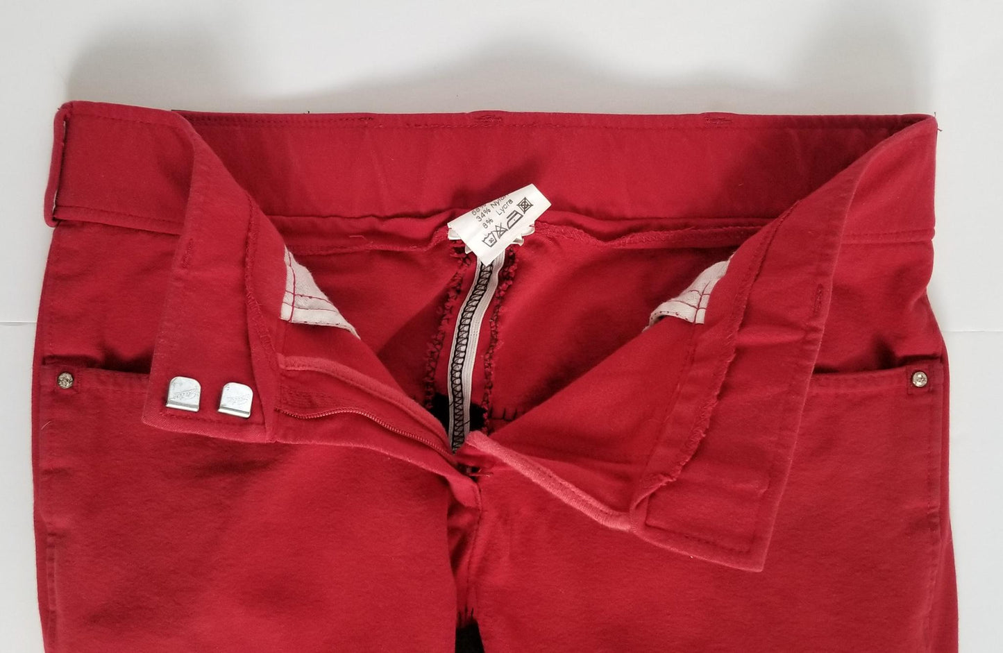 Tuscany Equestrian Full Seat Breeches - Red - 30R