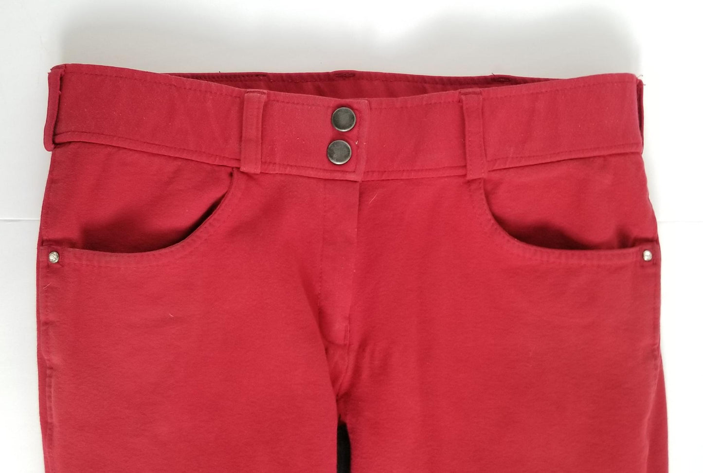 Tuscany Equestrian Full Seat Breeches - Red - 30R