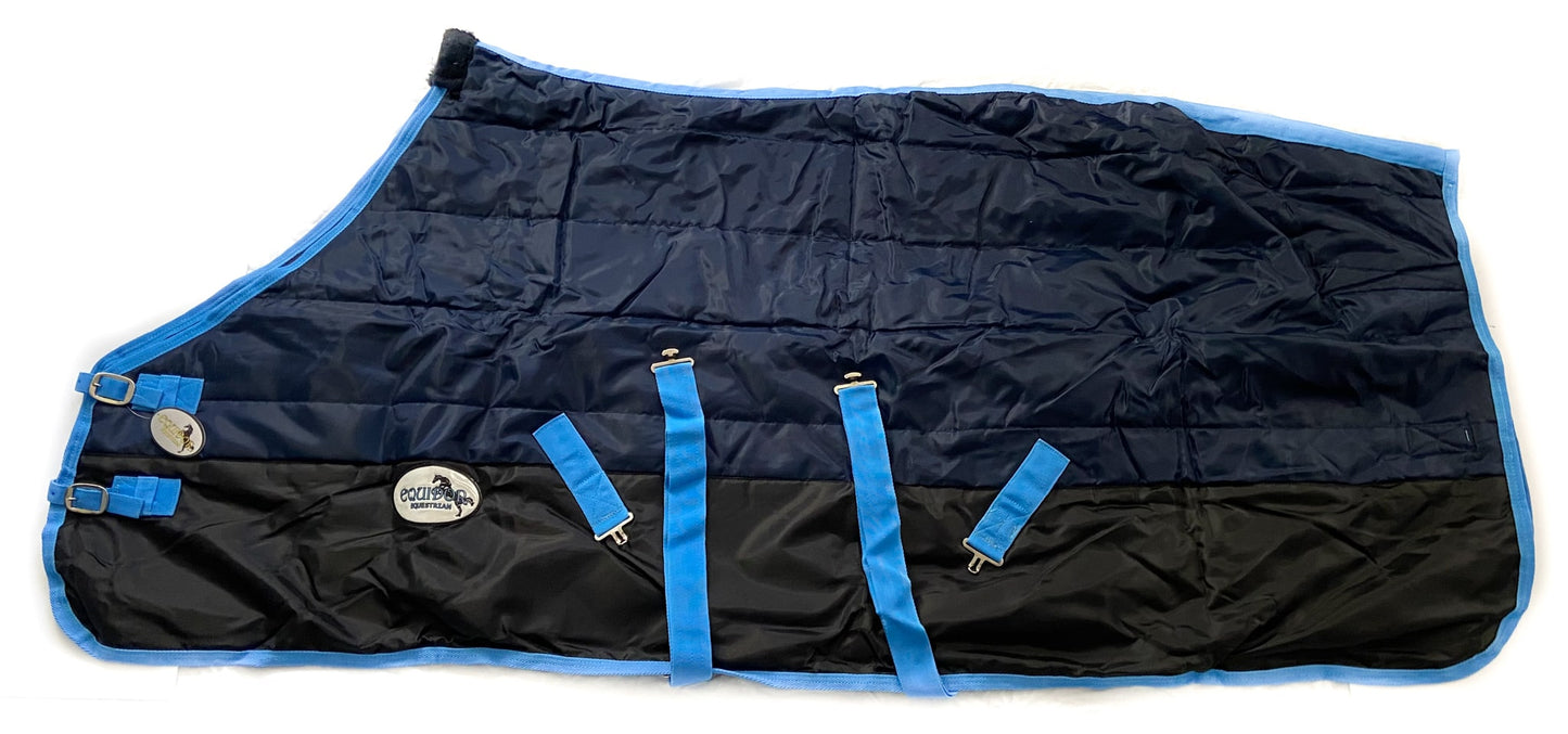 Equidor Equestrian Arlington Stable Rug (200g) - Navy - 78"