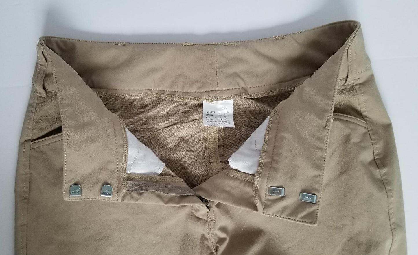 Equine Couture Ladies Champion Front Zip Breech - Tan - Women's 30R