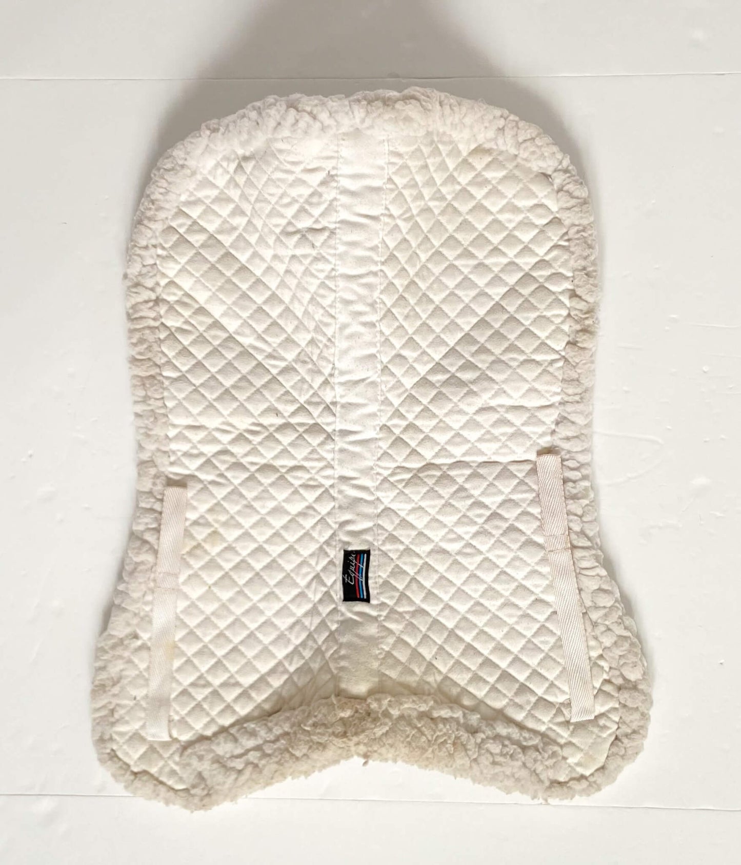 Equipe Fleece Lined Half Pad - White - 17.5"