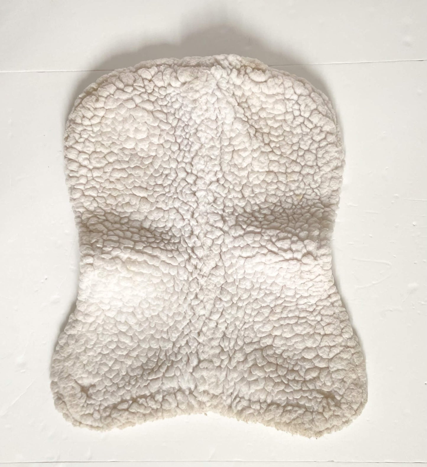 Equipe Fleece Lined Half Pad - White - 17.5"
