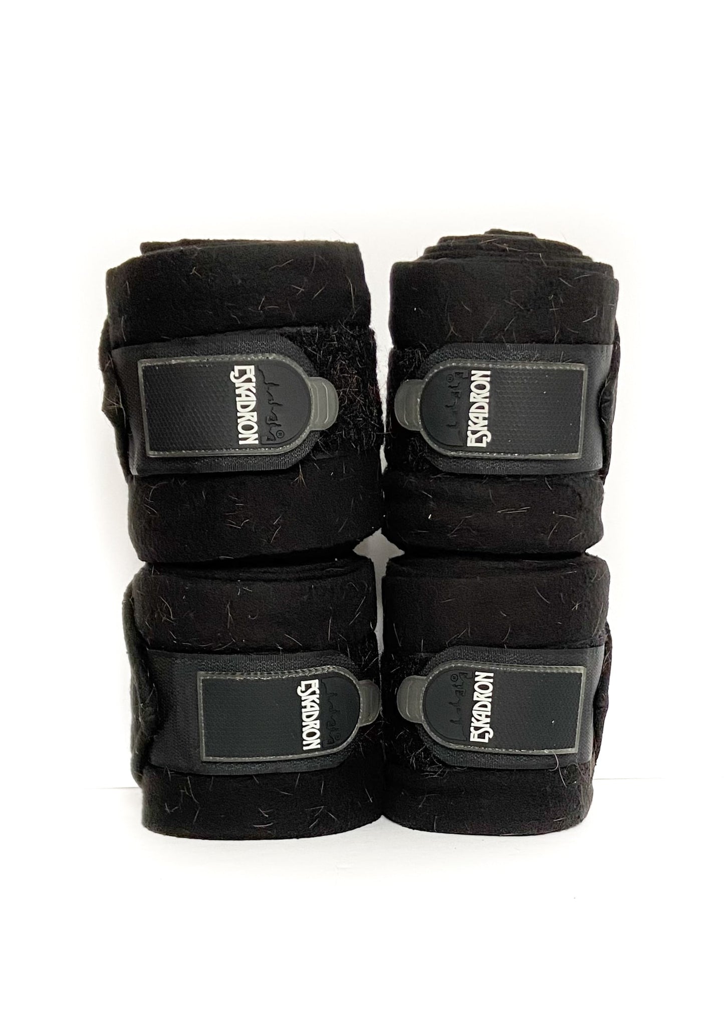 Eskadron Fleece Polo Wraps - Black - Horse