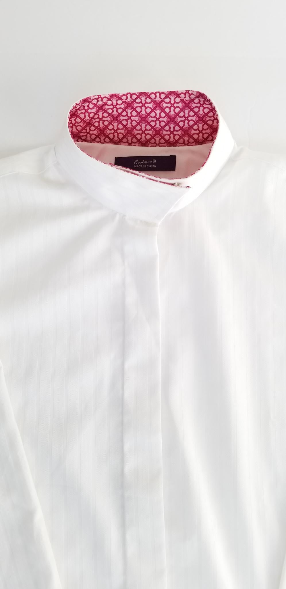 Essex Classics Performance Collection Coolmax Show Shirt - White - Women's 36