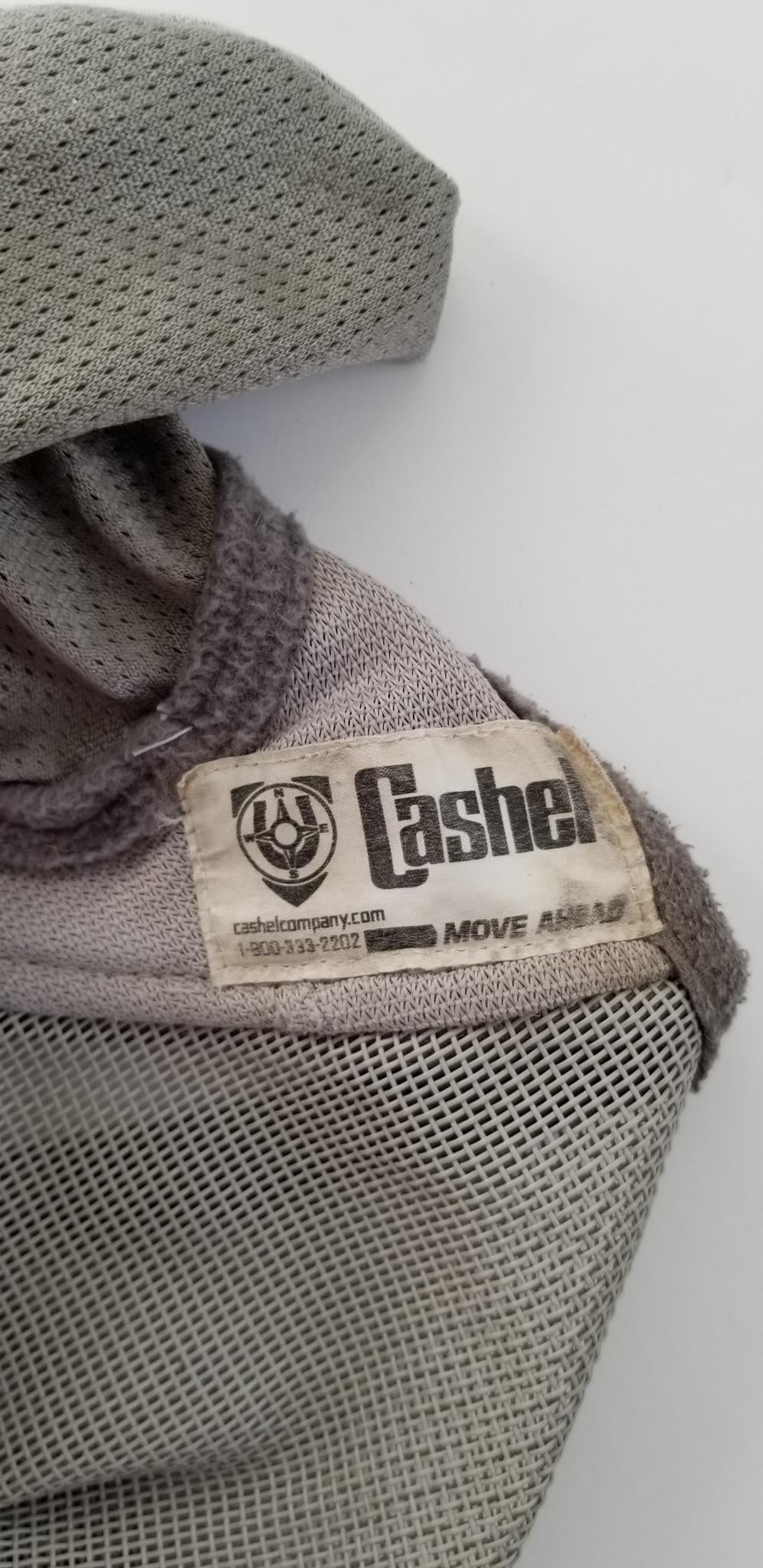 Cashel Crusader Standard Fly Mask with Ears - Grey - Small Pony/Weanling