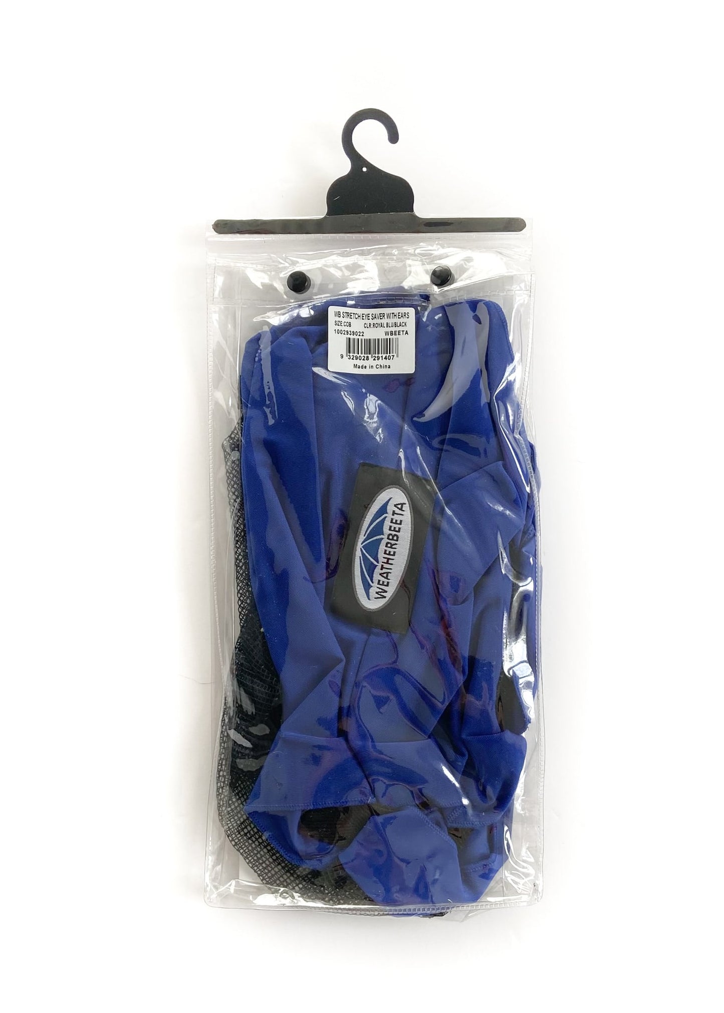 Weatherbeeta Stretch Eye Saver with Ears - Blue - Cob