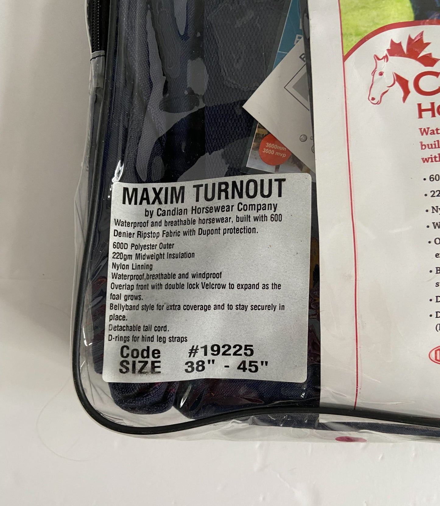 Canadian Horsewear Co Mini/Foal Blanket - Navy - 38"-45"