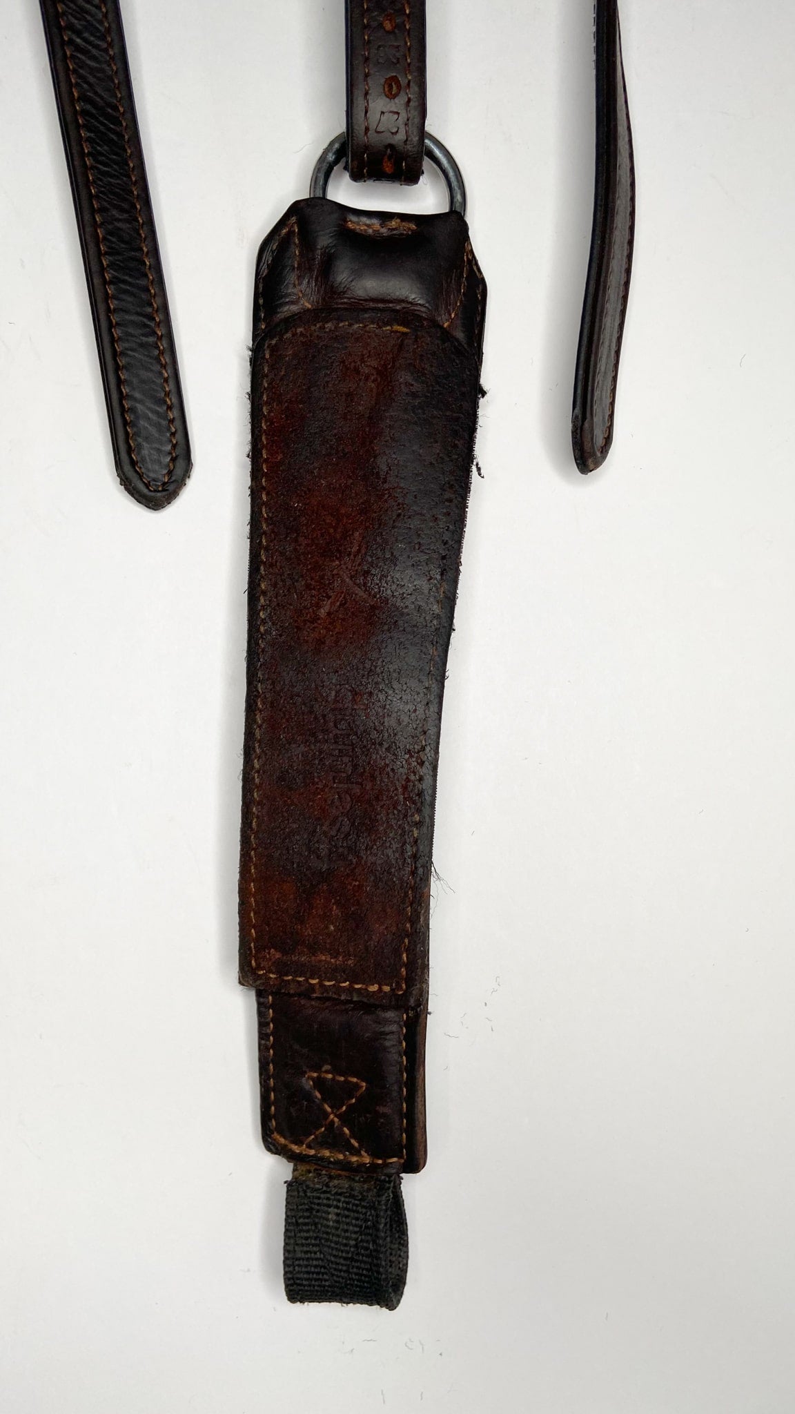 Free Jump Single Strap Pro Grip Stirrup Leathers - Brown - Medium