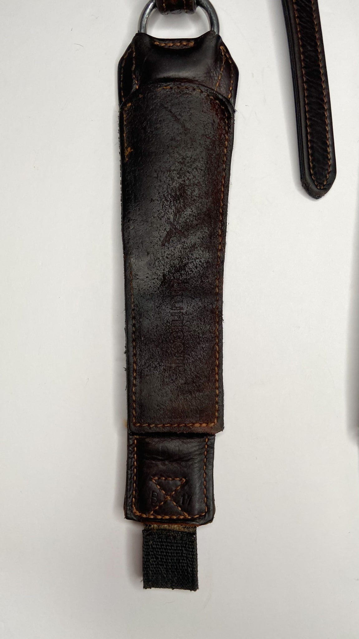 Free Jump Single Strap Pro Grip Stirrup Leathers - Brown - Medium