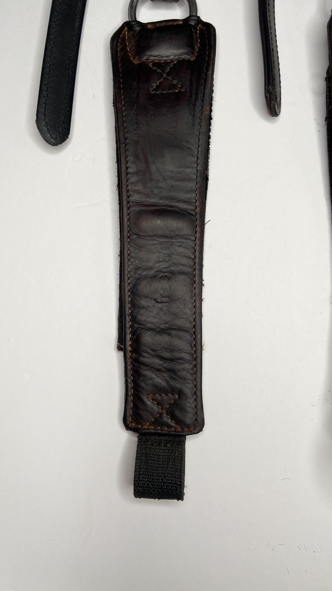 Free Jump Single Strap Pro Grip Stirrup Leathers - Brown - Medium