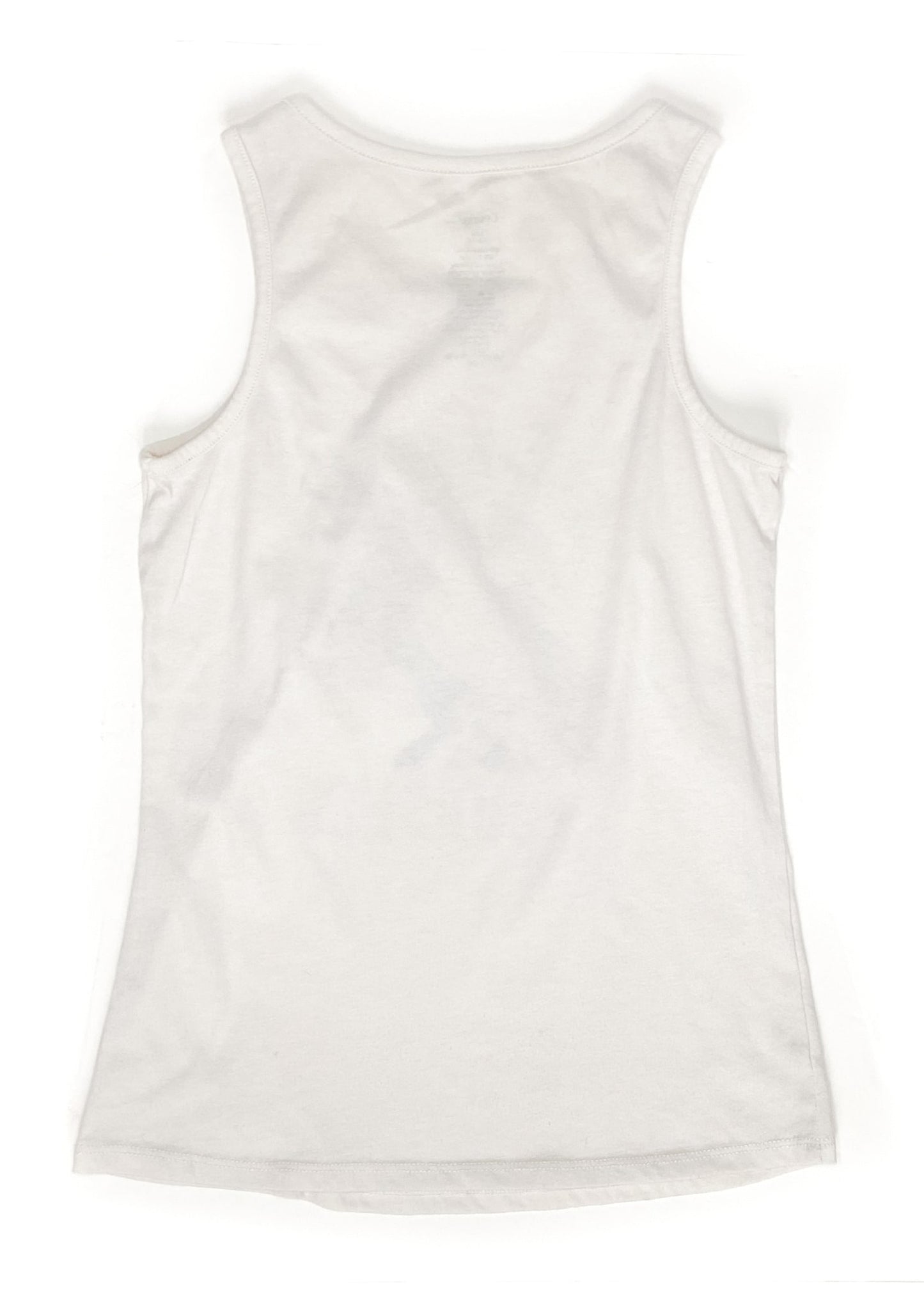 George Tank Top Shirt - White - Youth Large