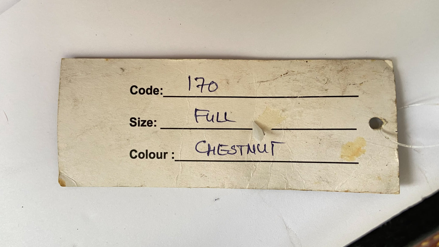 Ger Ryan Leather Halter - Chestnut - Full